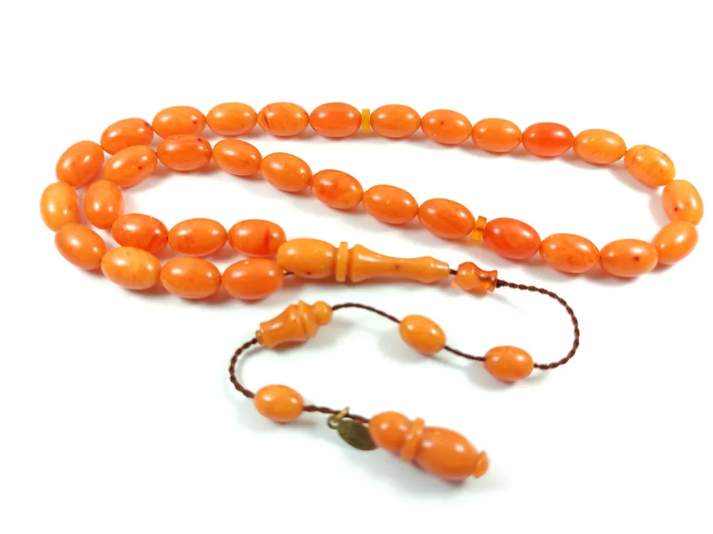 Ayhan Turan Usta İşi̇ İmzalı Mühürlü Sıkma Kehri̇bar küçük resim 2