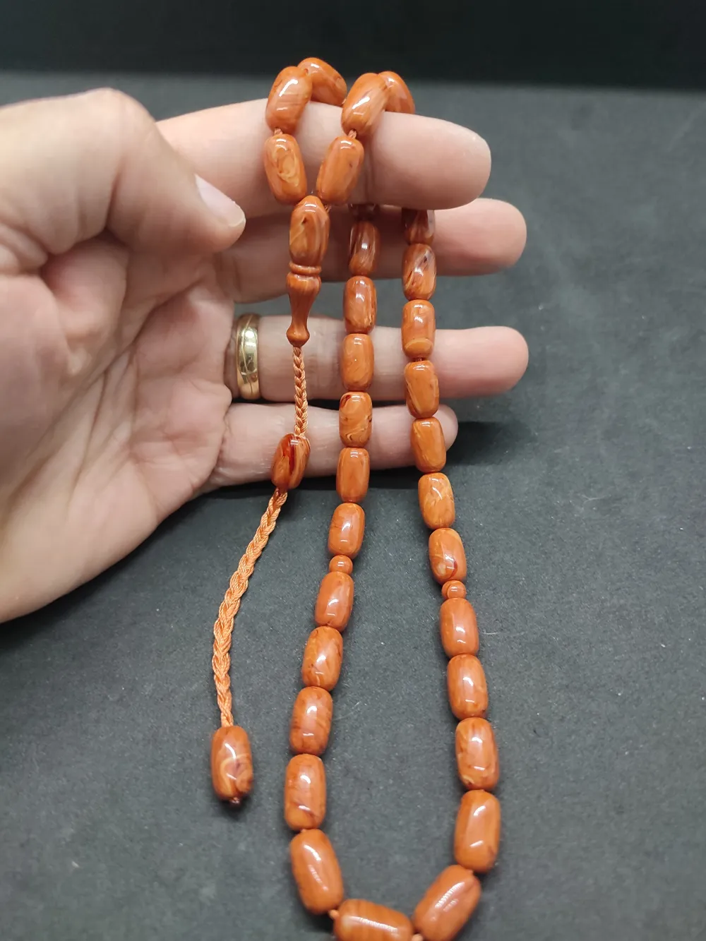 İsa Balkaya Usta Eseri̇  Eski̇ Usul Kat Kat İpe Di̇zi̇li̇ Eski̇ Objeden Katali̇n küçük resim 4