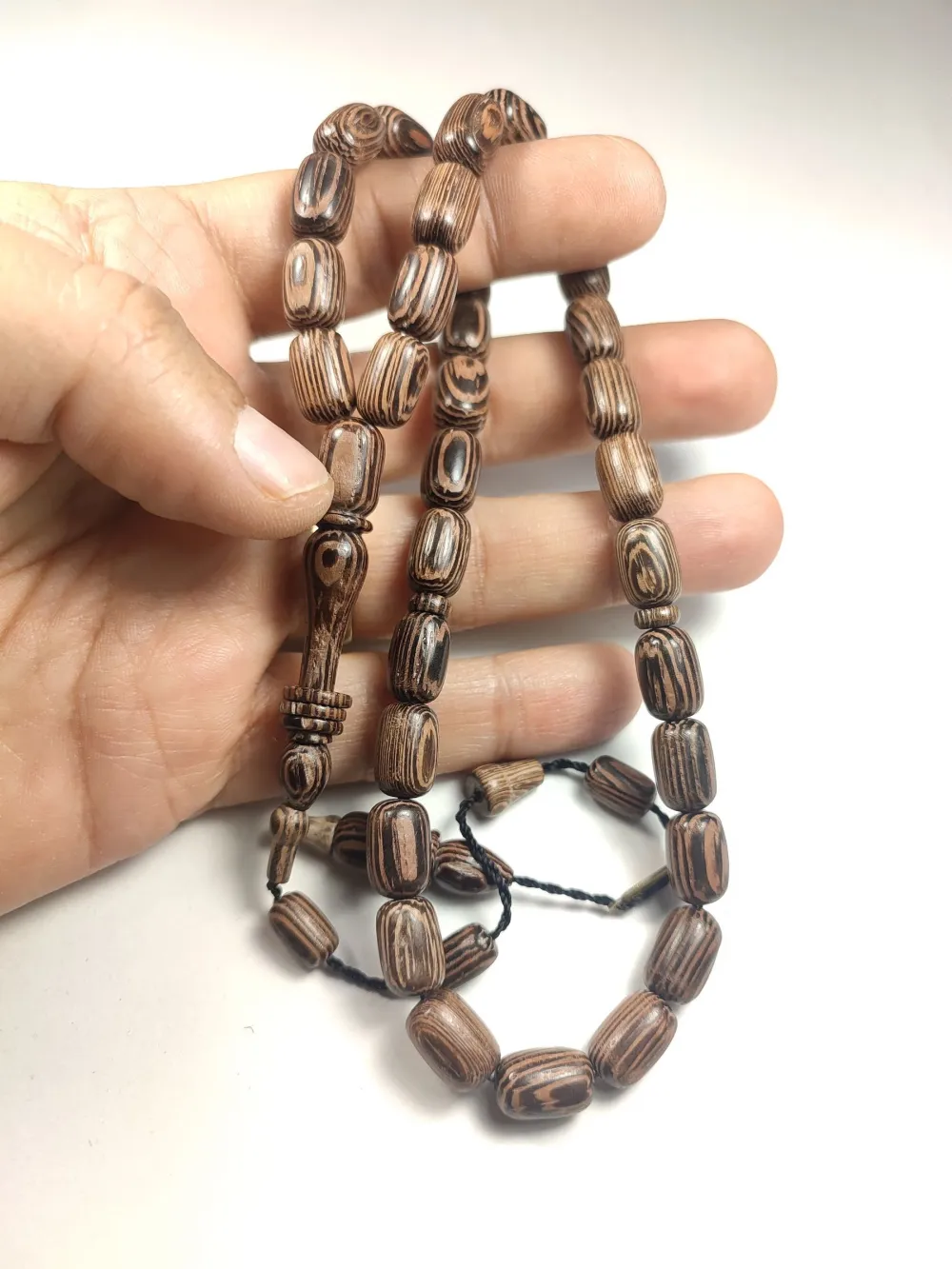 İsmai̇l Erol Usta İşi̇ İmzalı Halkalı İmame Naturel  Venge  Ağacı küçük resim 4