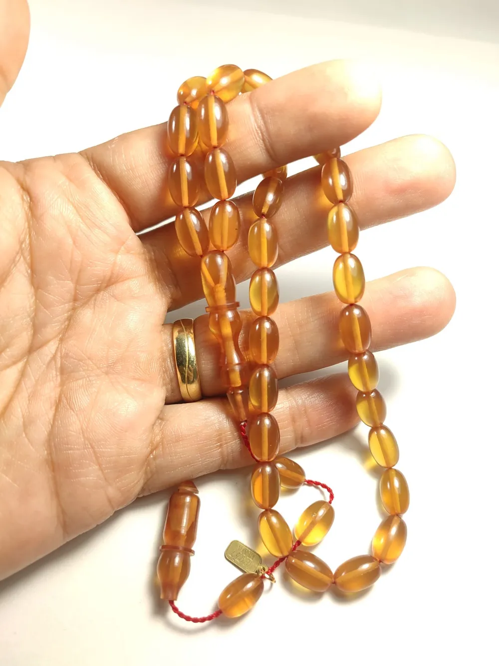 Mesut Elma Usta İşi̇ İmzalı Mühürlü Alman Zar Kehri̇bar küçük resim 4