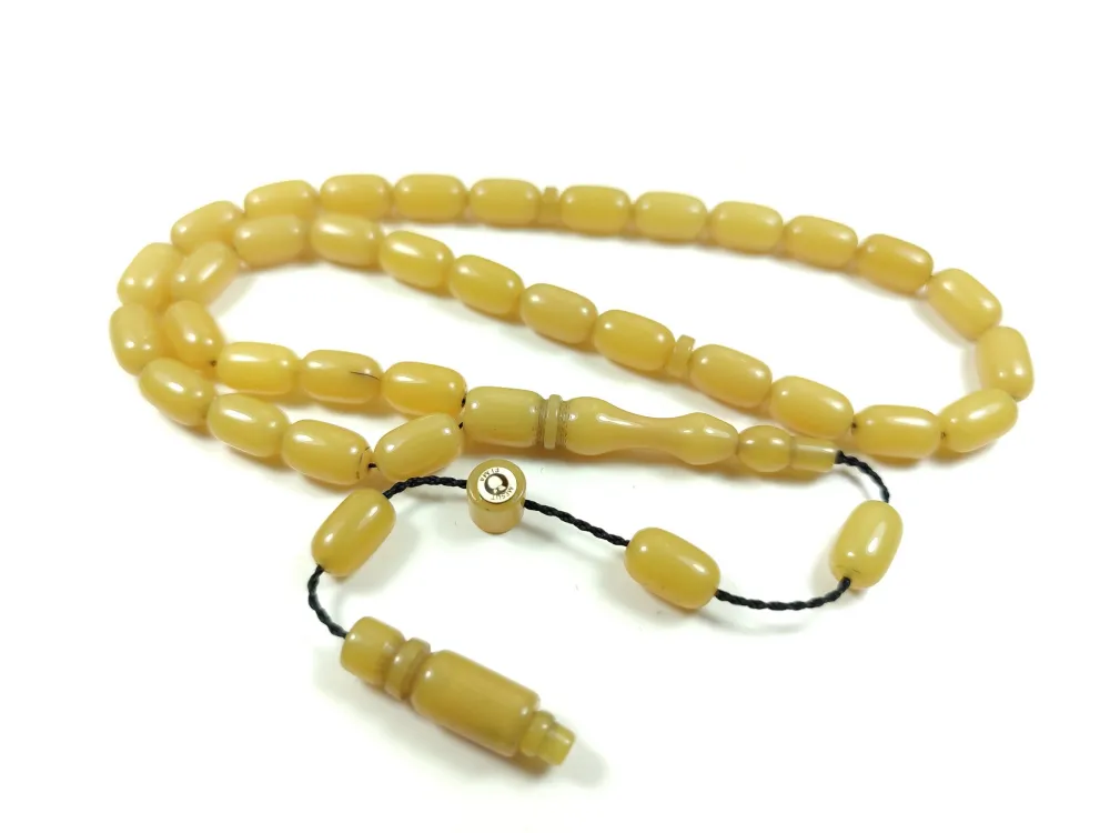 Mesut Elma Usta İşi̇ İmzalı Mühürlü  Sıkma Kehri̇bar küçük resim 2