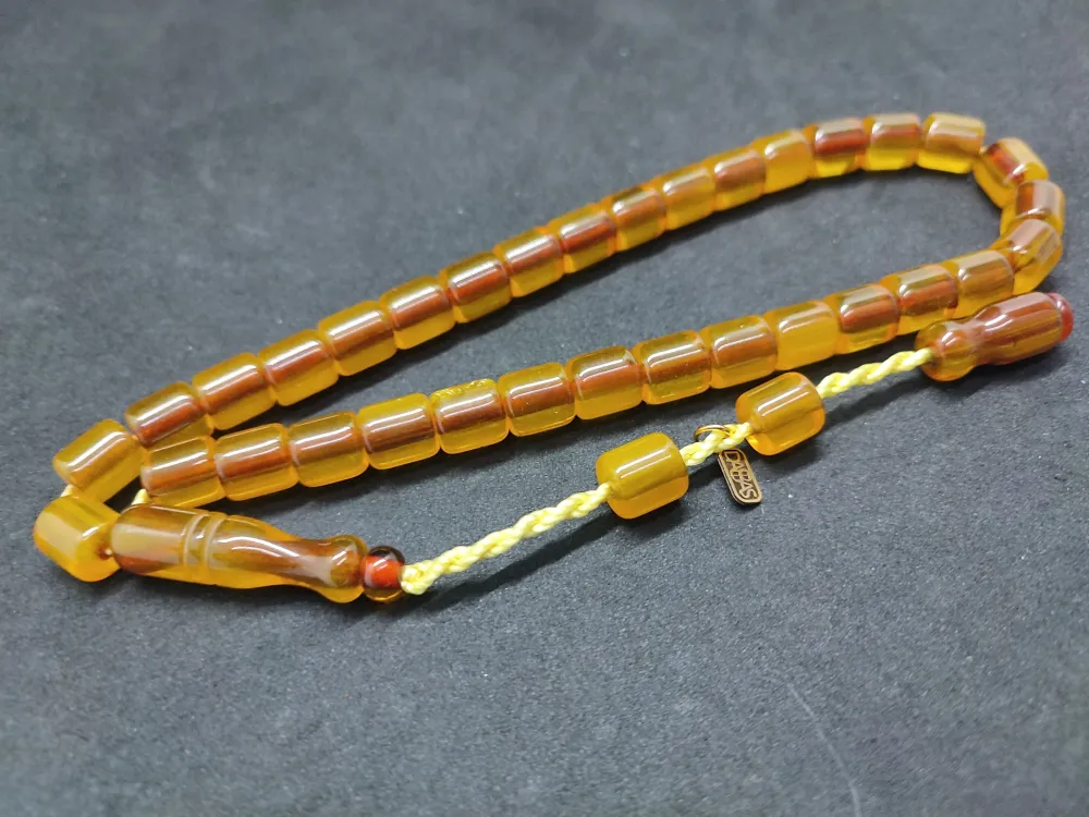 Dabbas Usta Eseri̇ Rengi̇n Zi̇rvesi̇ Bi̇r Sıkma Kehri̇bar küçük resim 2