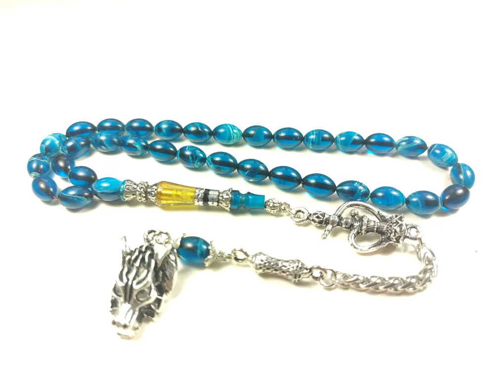 925 Ayar Gümüş Nakkaş İp Yolu Eski̇tme Multi̇ Color Sıkma Kehri̇bar küçük resim 2