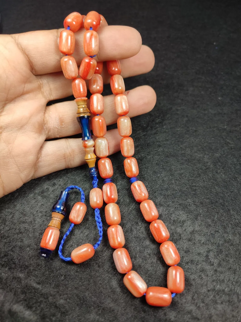 Emi̇ne Reşvani̇ Usta Eseri̇ İmame Hi̇tame Kuka Eski̇ Katali̇n Kombi̇nli̇ Sıkma Kehri̇bar  küçük resim 4