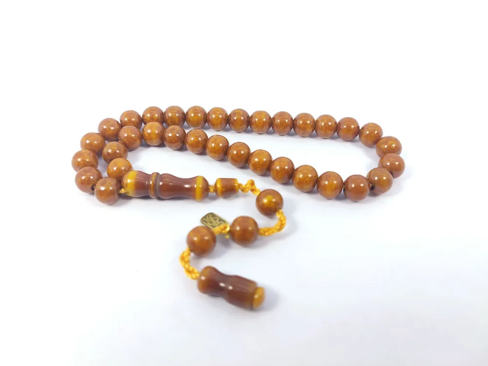 Muhammed Dabbas Usta İşi̇ İmzalı Sıkma Kehri̇bar küçük resim 2