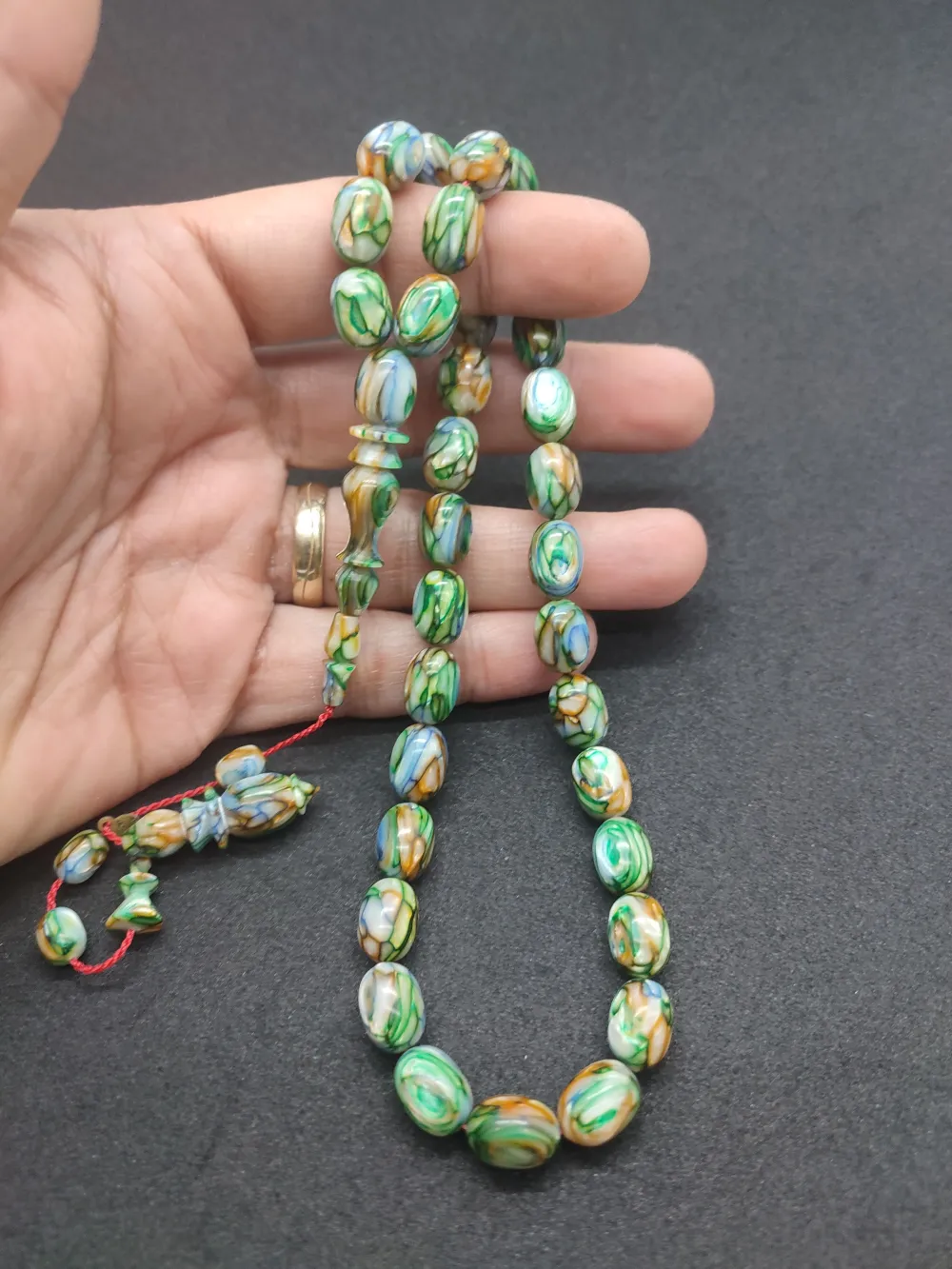 Başka Yerde Yok!!! Dalgıç Usta Eseri̇ Nadi̇r Renk  Fransız Galali̇t küçük resim 5