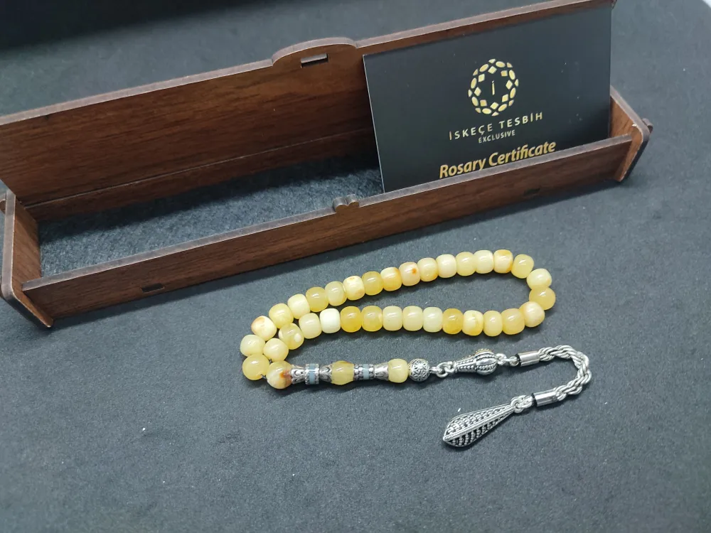 Ahşap Kutulu  Gümüş Nakkaş Gümüş Püsküllü 13.04 Gr. 4 Parmak Li̇tfanya Kaya Damla küçük resim 3