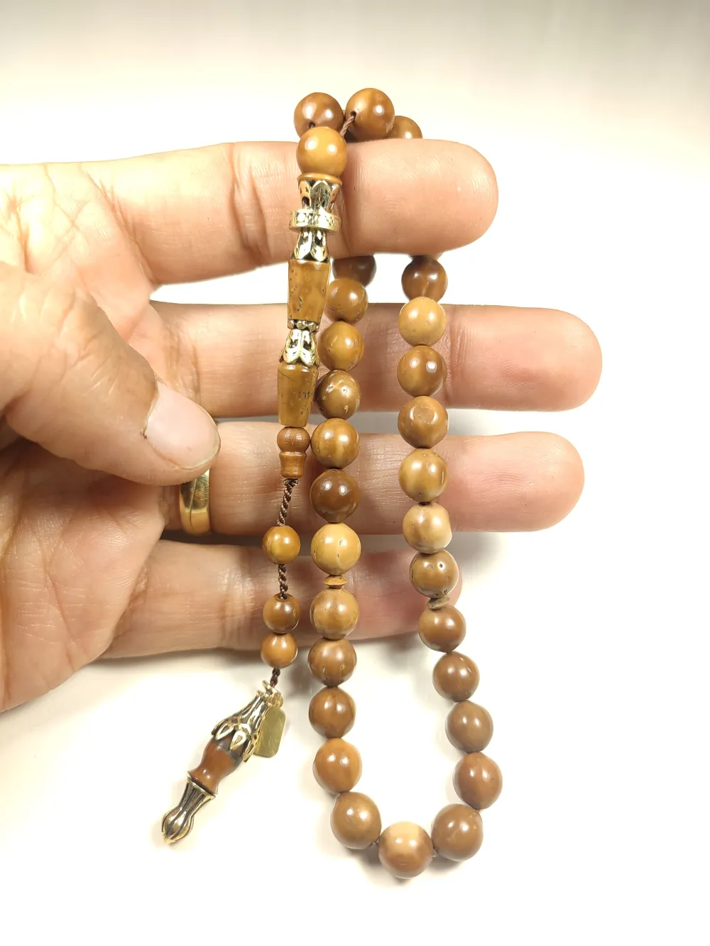 Hali̇l Hi̇lmi̇ İmzalı Gümüş Nakkaş Naturel Kuka küçük resim 5