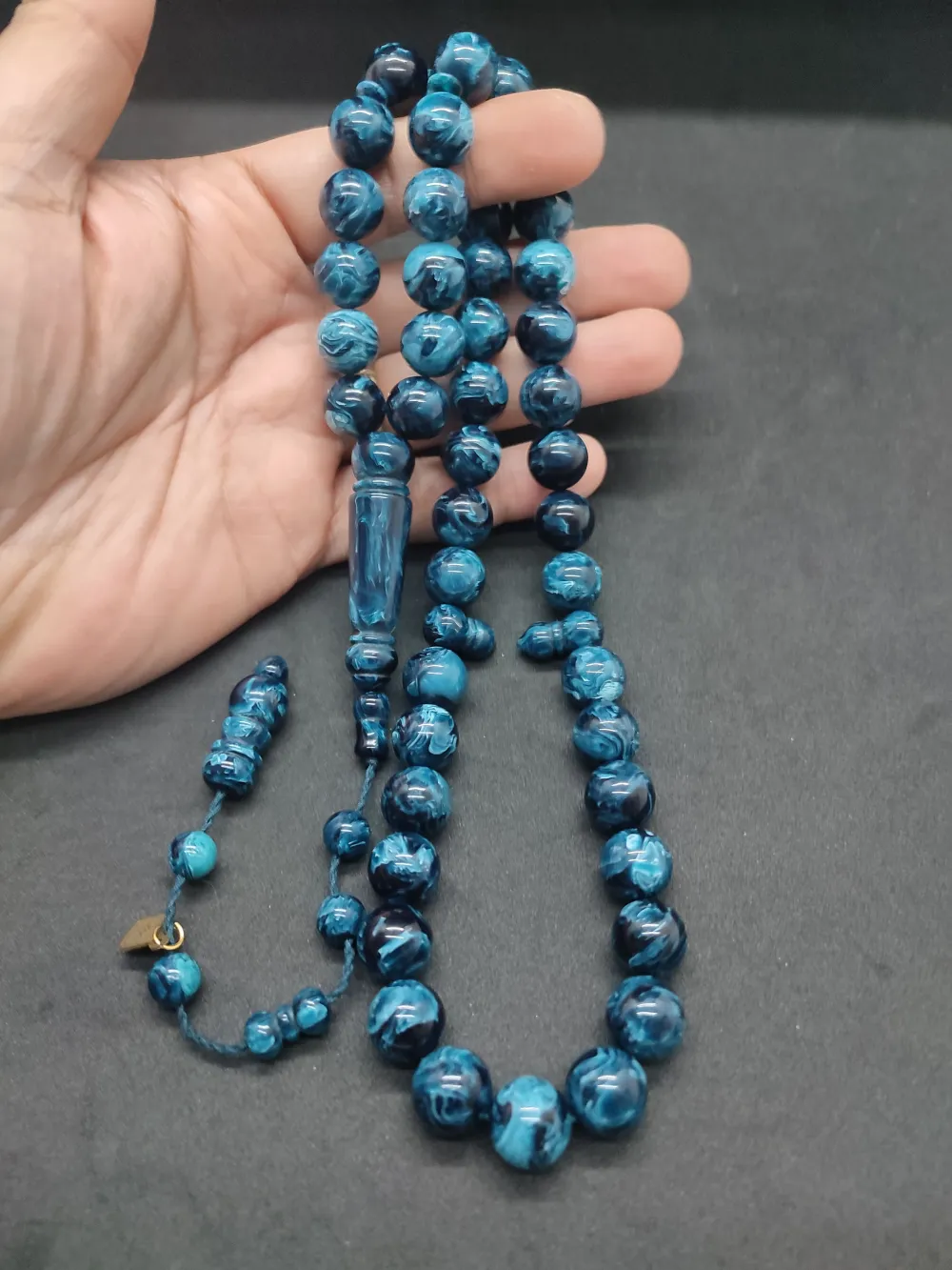 Başka Yerde Yok!Junai̇d Hasan Usta Eseri̇ 45 Habbe İri̇ Boy Eski̇ Obejden Katali̇n küçük resim 4