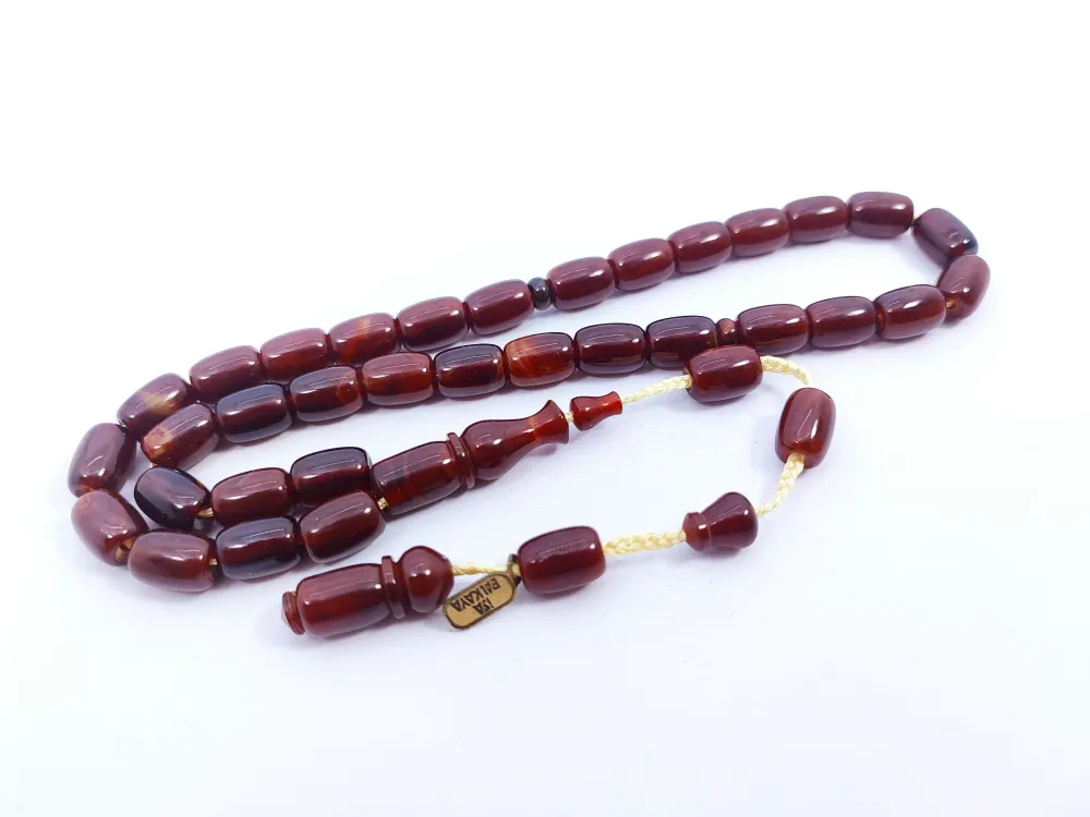 İsa Balkaya Eseri̇ Koni̇k Deli̇m(Eski̇ Usul) 12 Kat İpe Di̇zi̇li̇ Eski̇ Sıkma Kehri̇bar