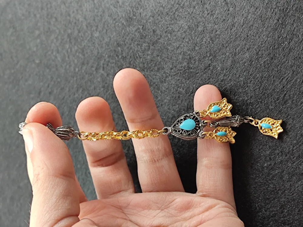 Usta İşçi̇li̇kli̇ Gümüş Kaplama Tesbi̇h Püskülü