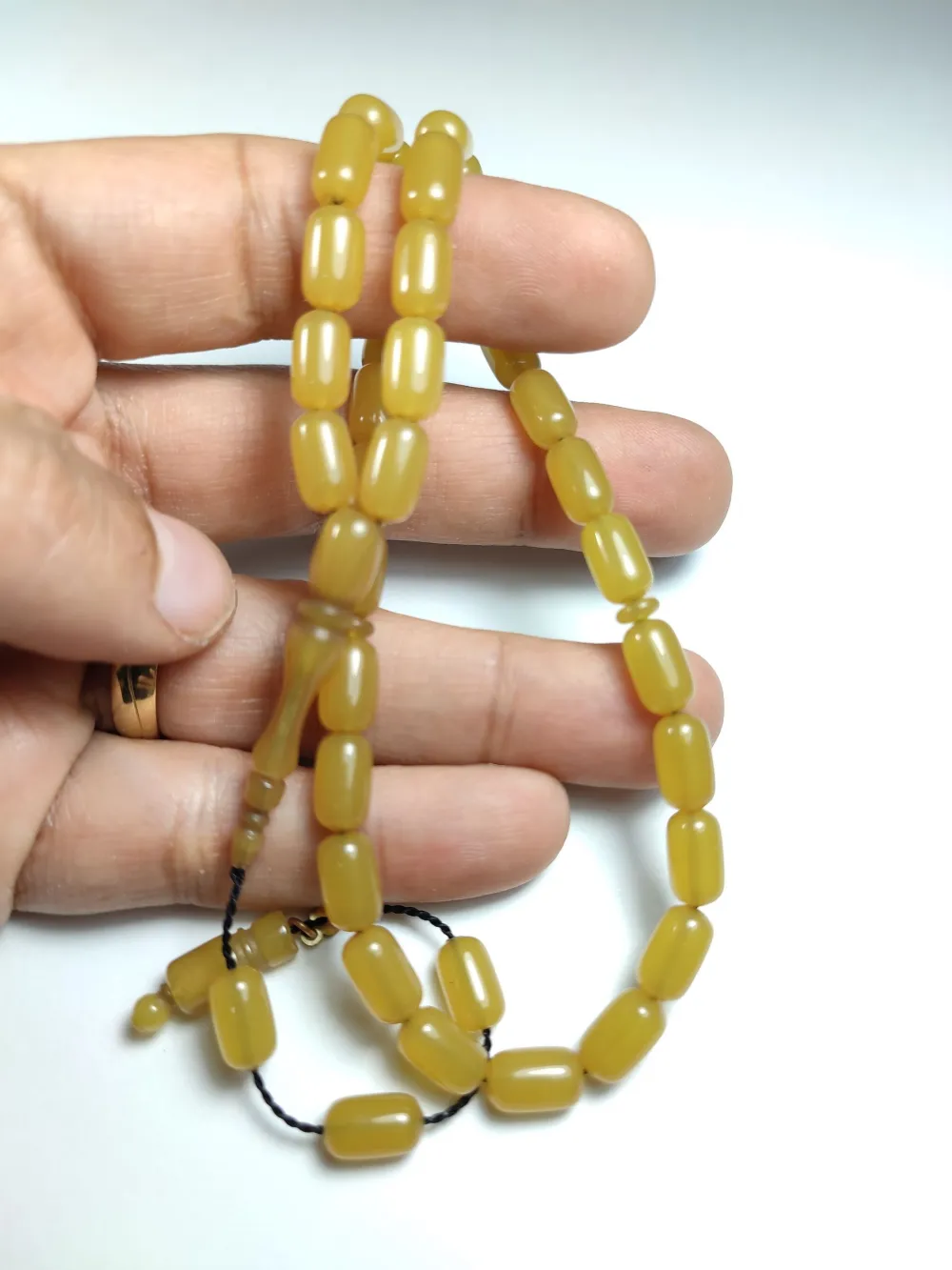 Ayhan Turan Usta İşi̇ İmzalı Mühürlü Sıkma Kehri̇bar küçük resim 4