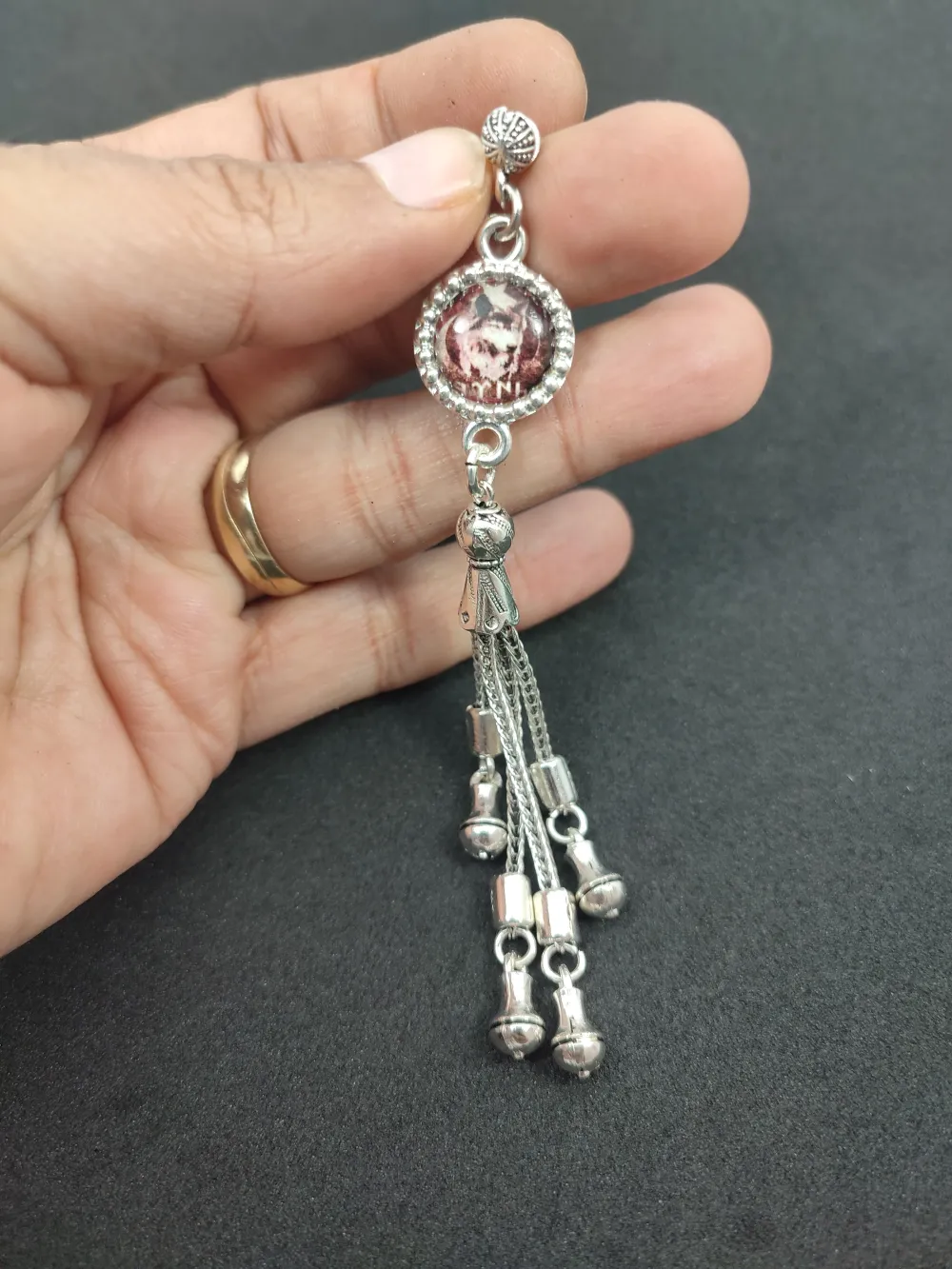 475 Ayar Gümüş Tesbi̇h Püskülü