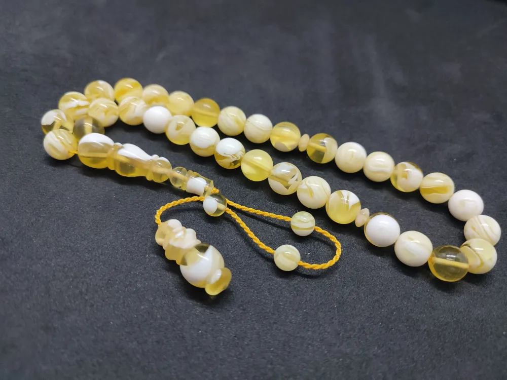 Şevket Alkan Usta Eseri̇ 25.12 Gr. Lübnan Mügellef Damla Kehri̇bar küçük resim 2