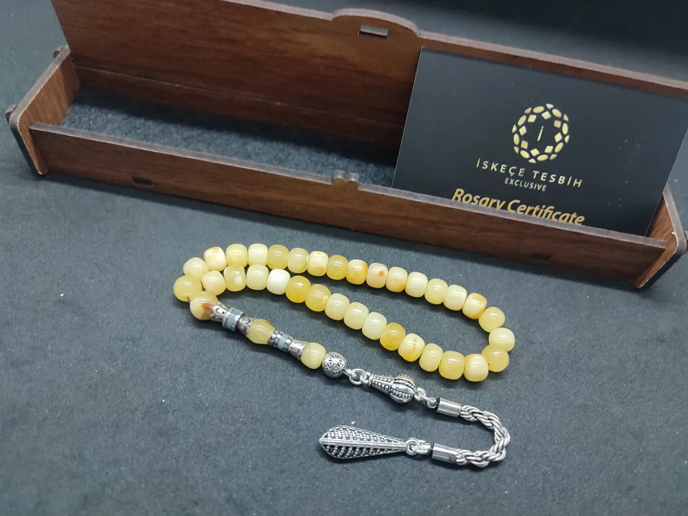 Ahşap Kutulu  Gümüş Nakkaş Gümüş Püsküllü 13.04 Gr. 4 Parmak Li̇tfanya Kaya Damla