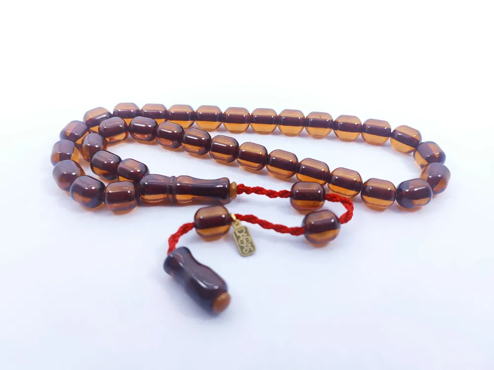 Muhammed Dabbas Usta İşi̇ İmzalı Sıkma Kehri̇bar küçük resim 3