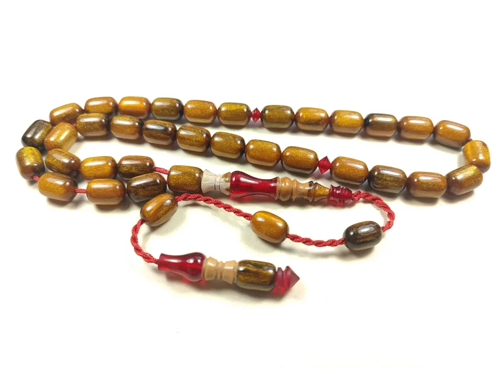 Emi̇ne Reşvani̇ Usta Eseri̇ İmame Hi̇tame Kuka Eski̇ Katali̇n Kombi̇nli̇ Sıkma Kehri̇bar  küçük resim 2