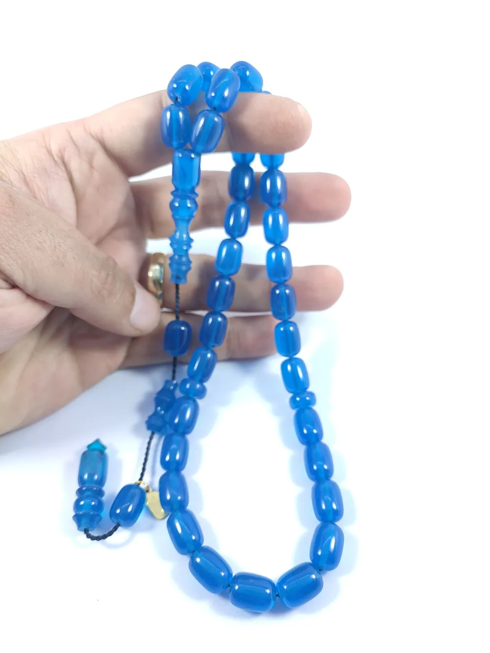 Mehmet Mercan Usta Eseri̇ Çi̇ft Zımpara Çi̇ft Ci̇lalı Ateş-İ Kehri̇bar küçük resim 5