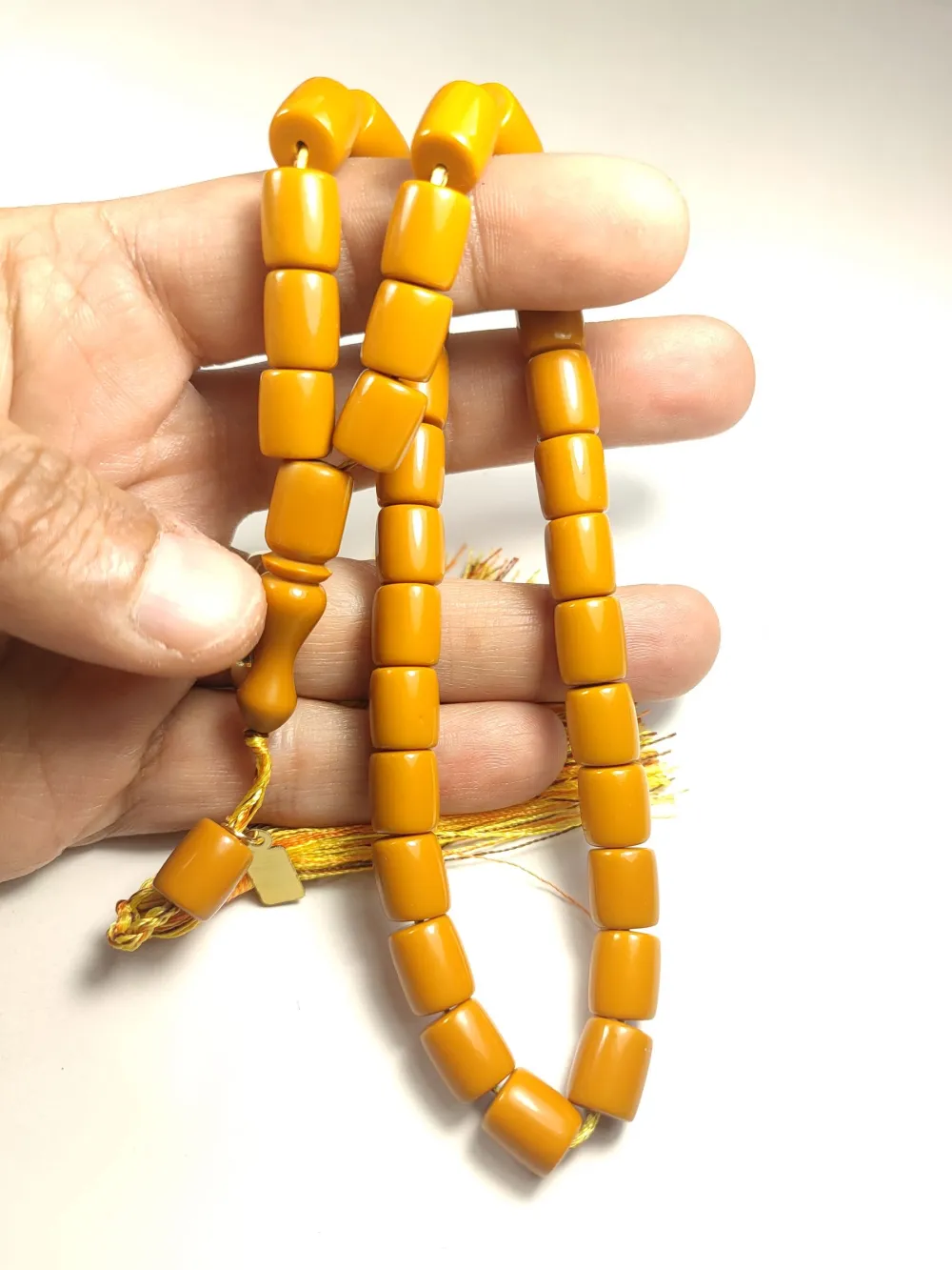 Ebu Zeyn Usta İşi̇ İmzalı Osmanlı Torunu Sıkma Kehri̇bar küçük resim 5