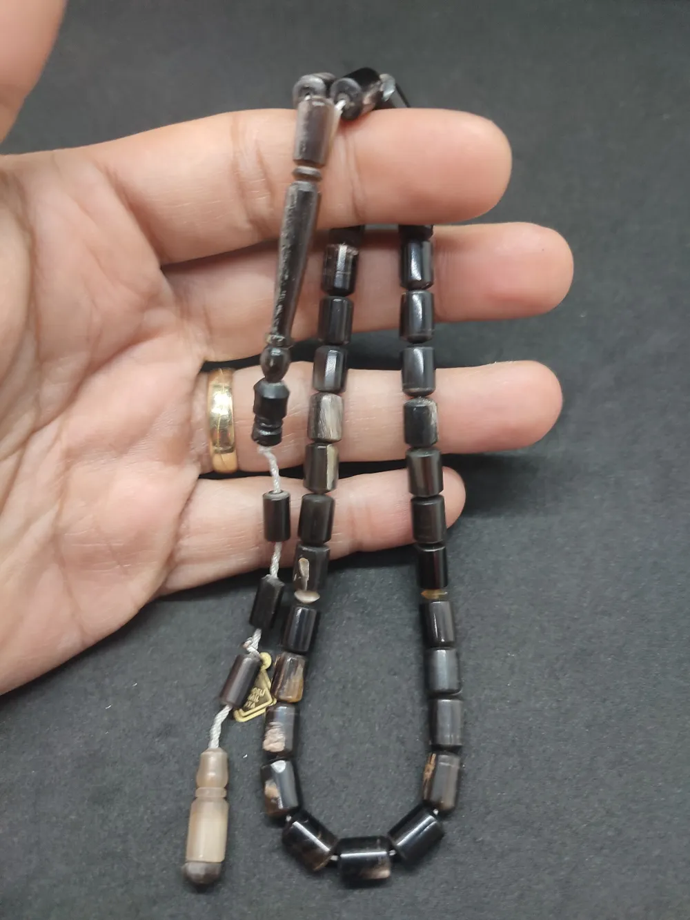 İskeçeli̇ Cemi̇l Usta Eseri̇ Mevlevi̇ Model El Boy Bufalo Boynuzu küçük resim 4