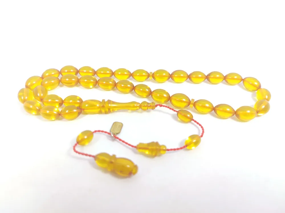 Mesut Elma Usta Eseri̇ 0.6 Deli̇m Çi̇ft Ci̇lalı Eski̇ Alman Sıkma Kehri̇bar küçük resim 3