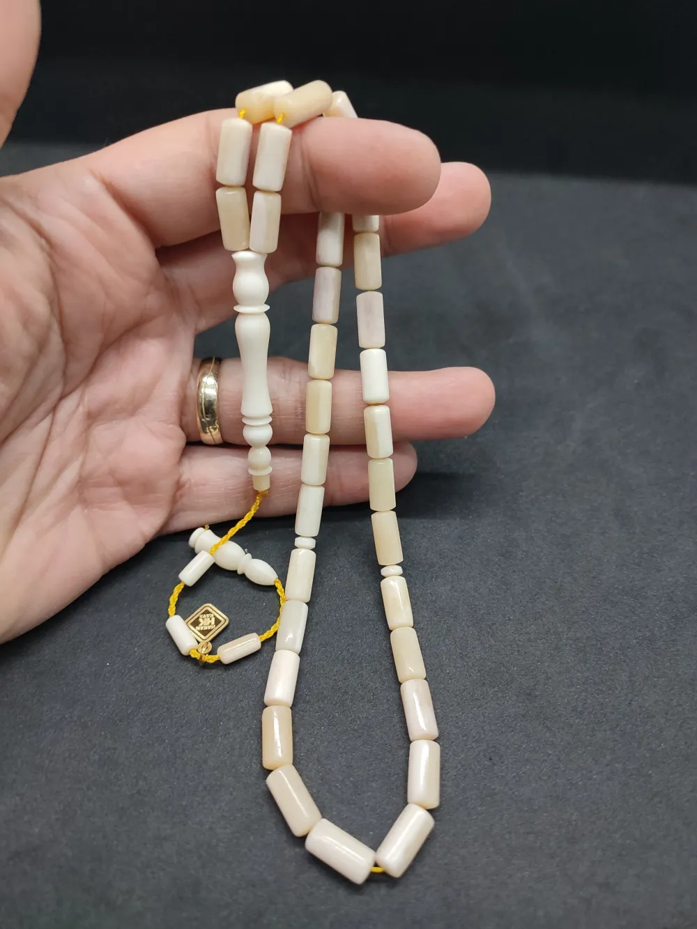 İskeçeli̇ Cemi̇l Usta Eseri̇ Sülün İmame Naturel Bali̇na Kemi̇ği̇ küçük resim 5