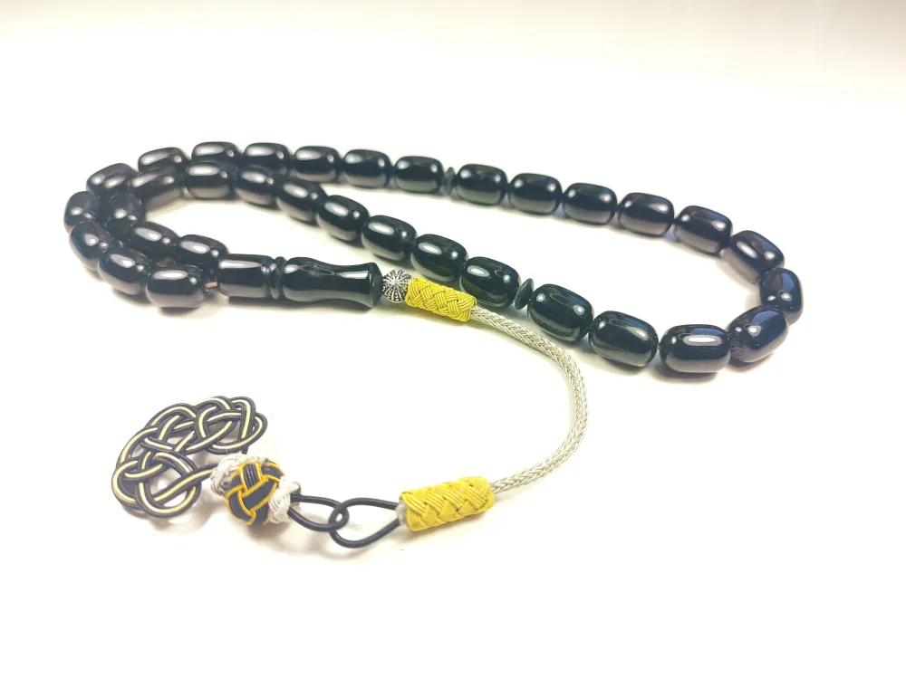 Şevket Alkan Usta Eseri̇ Trabzon Kazazi̇ye Püsküllü Objeden Sıkma Kehri̇bar küçük resim 2