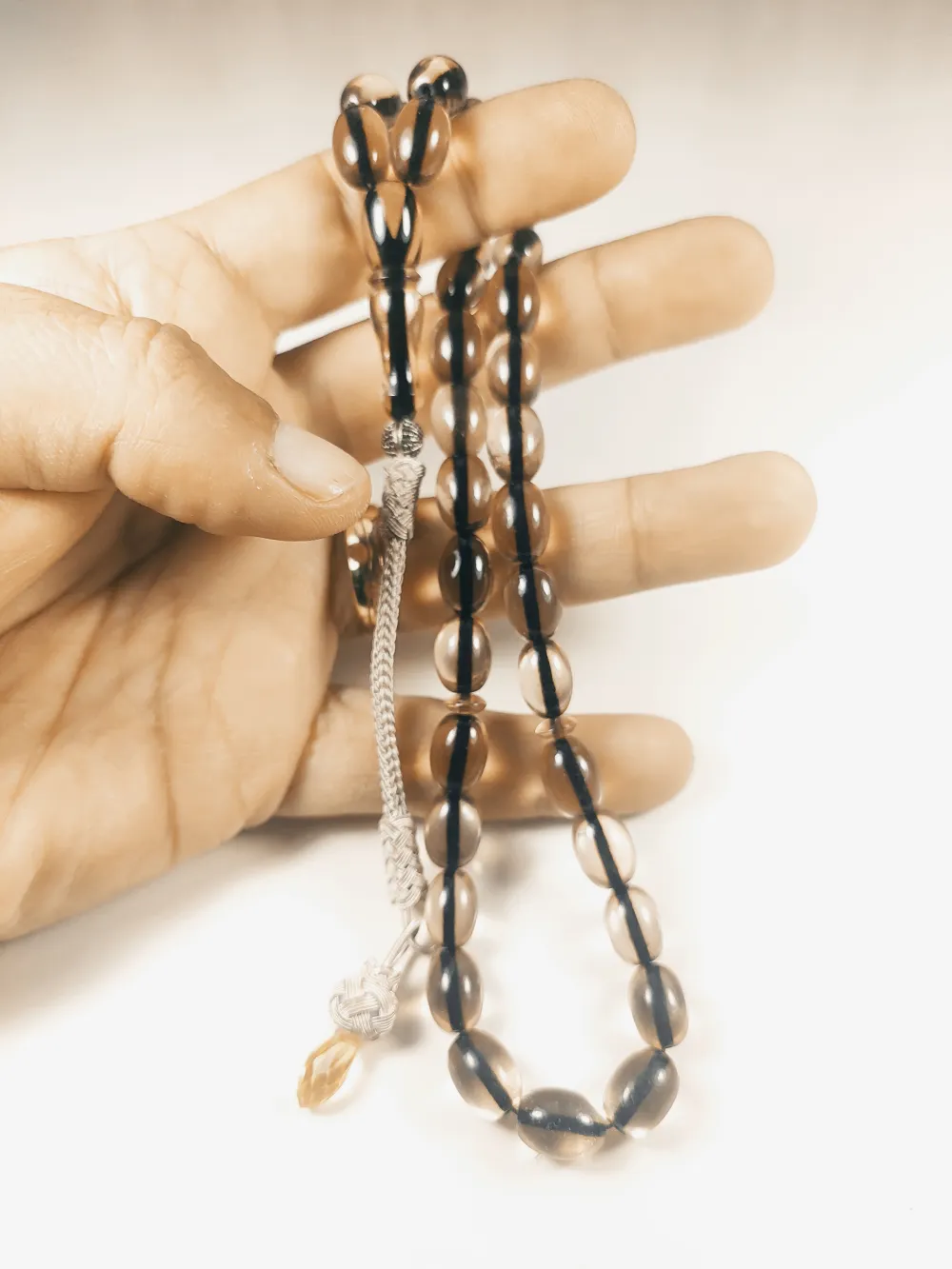 Darabacı Abdullah Usta Eseri̇ Trabzon Kazazi̇ye Püsküllü3 Kat Ci̇lalı Ateş Kehri̇bar küçük resim 5