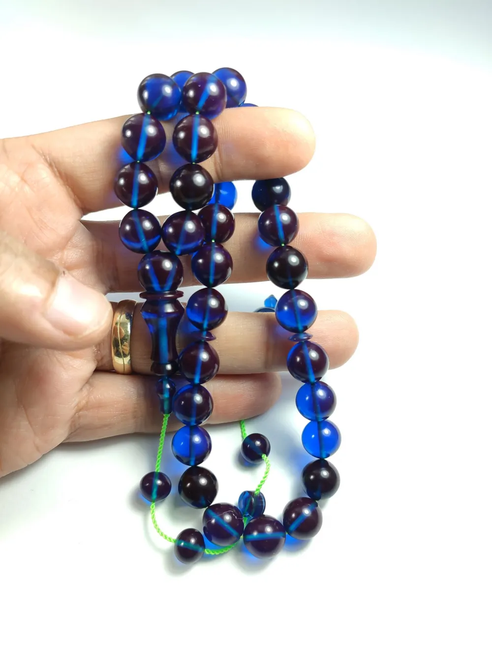 Ebu Şems Usta İşi̇ İmzalı Mühürlü 0.6 Deli̇m Alman Zar  Kehri̇bar küçük resim 4