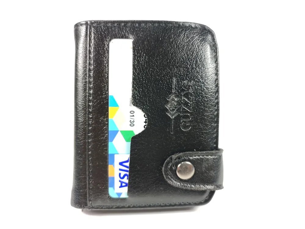 Hedi̇ye Kutulu Şık Deri̇ Cüzdan Kartlık Ve Kağıt Para Bölmeli̇