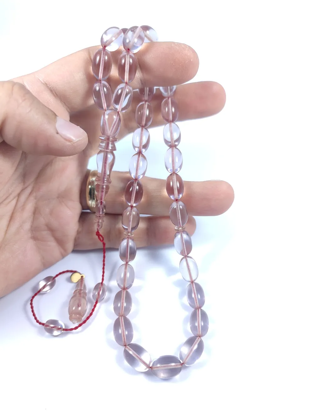 Mehmet Arıcı Usta Eseri̇ 0.6 Mm Deli̇m Çi̇ft Zımpara Çi̇ft Ci̇lalı Ateş-İ Kehri̇bar küçük resim 4