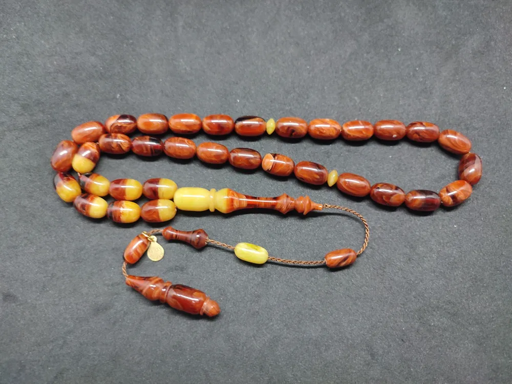 Ayhan Turan Usta Eseri̇ Ful Hare Ful Damar Eski̇ 0.6 Mm Deli̇m Sıkma Kehri̇bar küçük resim 2