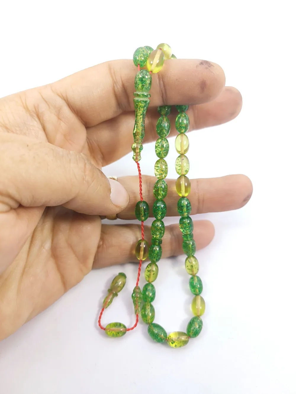 Darabacı Abdullah Usta Eseri̇ 0.6 Deli̇m Çi̇ft  Zımpara Çi̇ft Ci̇la Sıkma Kehri̇bar küçük resim 5