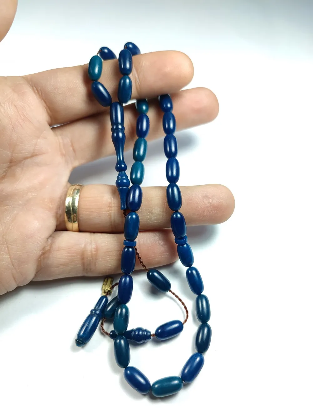 Ayhan Turan Usta İşi̇ İmzalı 0.6 Mi̇li̇m Şeffaf Deli̇m Sıkma Kehri̇bar küçük resim 5