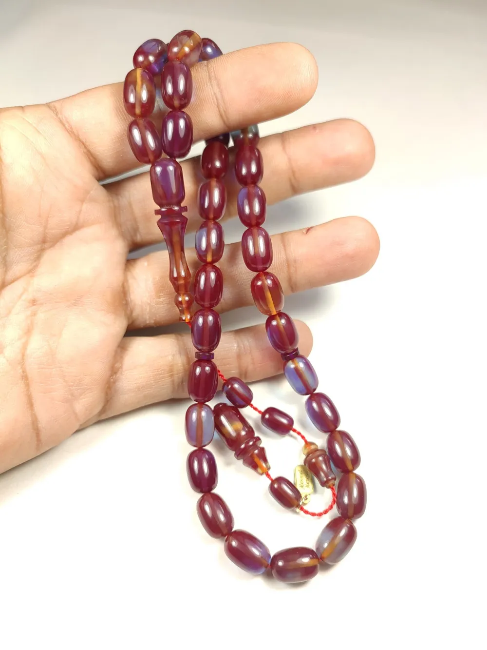 Mehmet Mercan Usta Eseri̇ İmzalı Aykırı Renk Ateş Kehri̇bar küçük resim 4