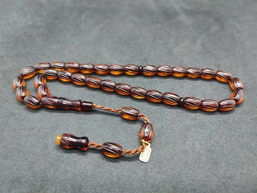 Dabbas Usta Eseri̇ El Boy Ful Kalem Oyma Ateş-İ Kehri̇bar küçük resim 3