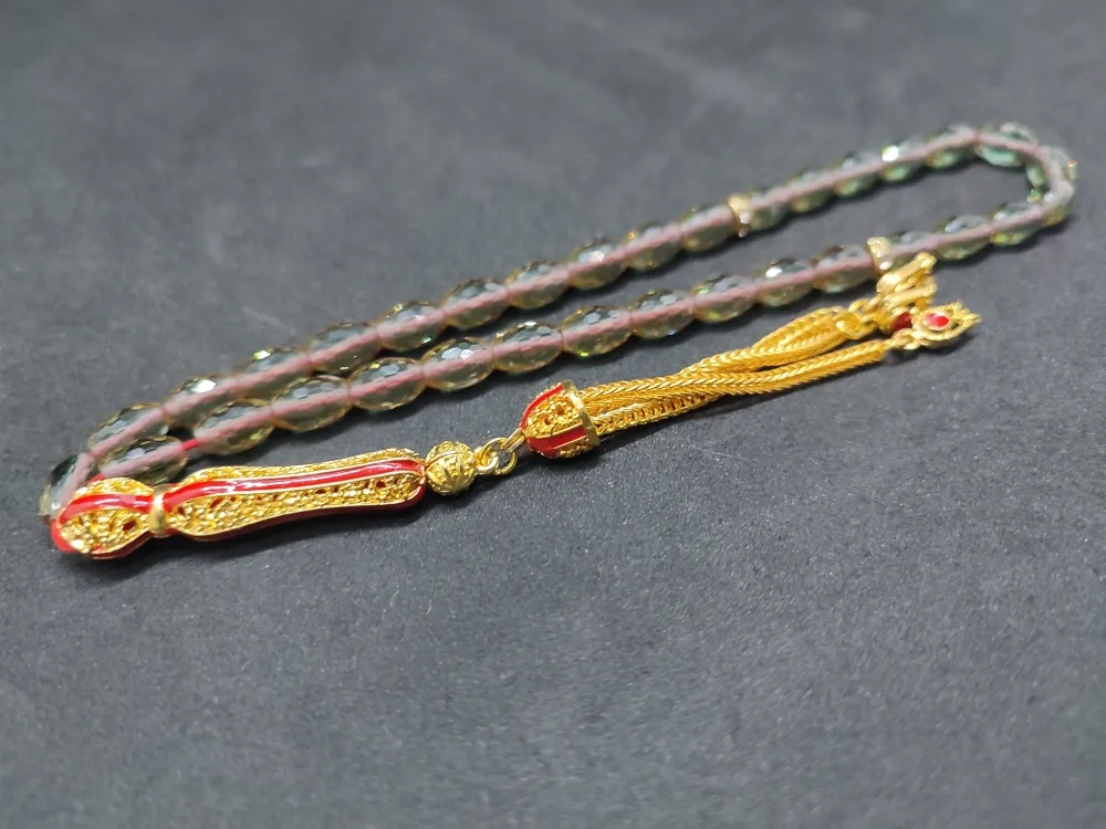 Telkari̇ Püskül Kombi̇nli̇ Işığa Göre 7 Renk Deği̇şti̇ren Doğal Zultani̇t