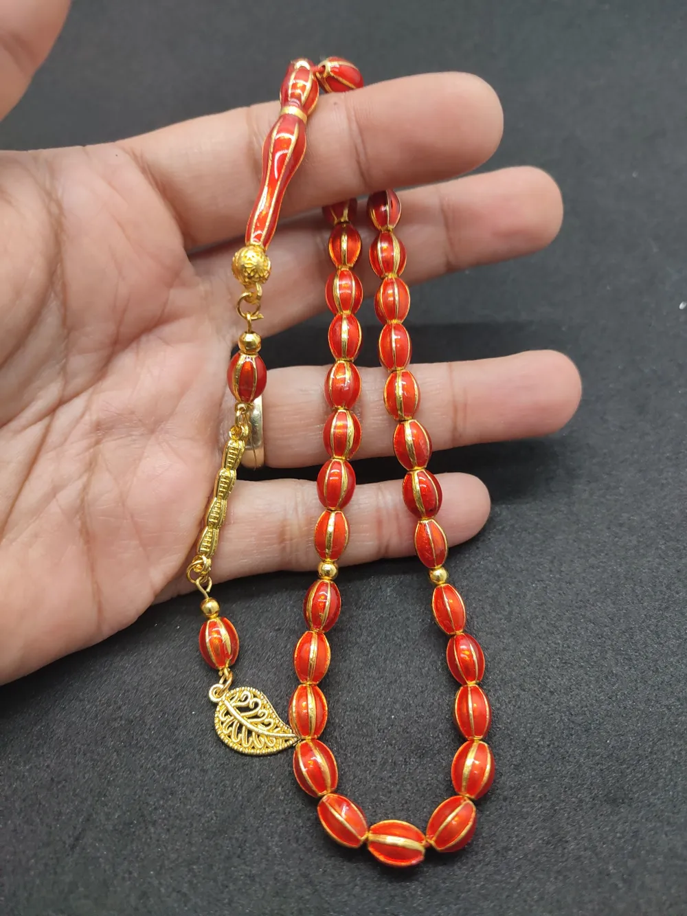 Bu Fi̇yata Yok!Altılı Yarma Model Düşük Ayar Gümüş Ve Mi̇neli̇ Kafes Model Tesbi̇h küçük resim 4