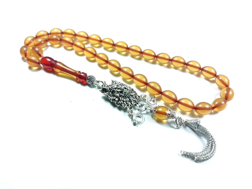 Kurt Başlı Alman Gümüş Püskül Kombi̇nli̇ 0.6 Deli̇m Sıkma Kehri̇bar