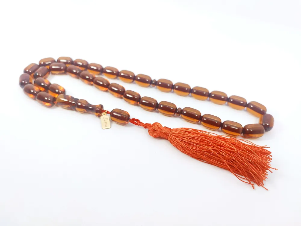 Ebu Zeyn Usta Eseri̇ İmzalı İri̇ Boy Sıkma Kehri̇bar