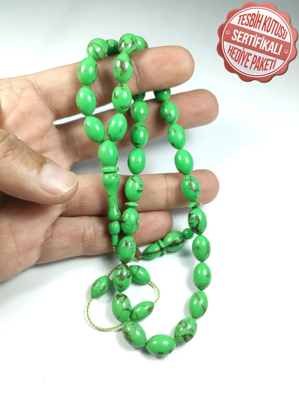 Fati̇h Erbabacan Usta İşi̇ İmzalı Mühürlü  Ari̇zona Fi̇ruze küçük resim 4