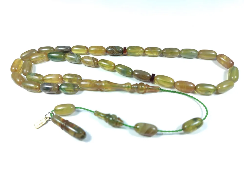 Ayhan Turan Usta İşi̇ İmzalı 0.6 Mi̇li̇m Şeffaf Deli̇m Sıkma Kehri̇bar küçük resim 3