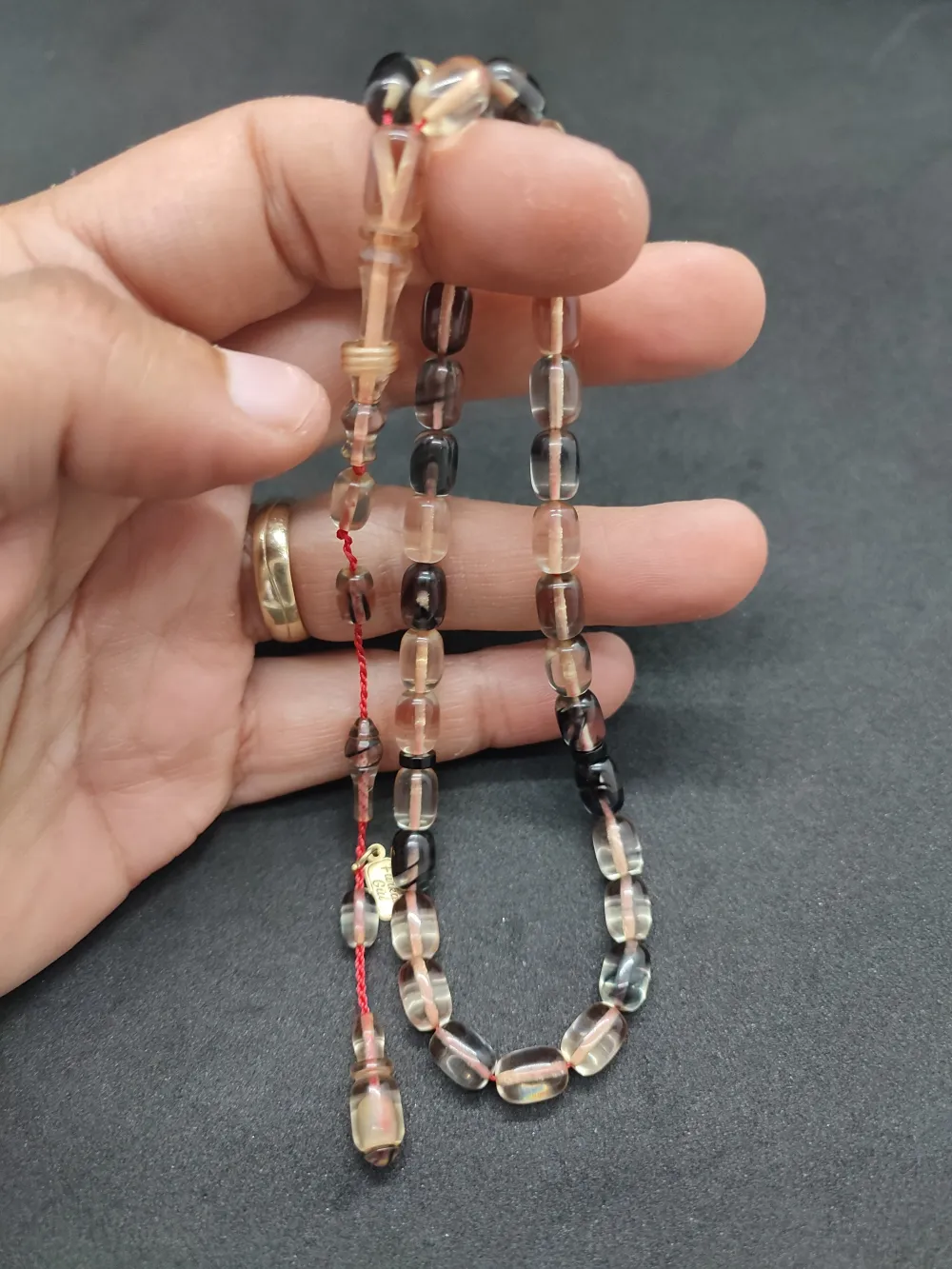 Furkan Gül Usta Eseri̇ El Boy İmame Halkalı Ateş-İ Kehri̇bar küçük resim 2