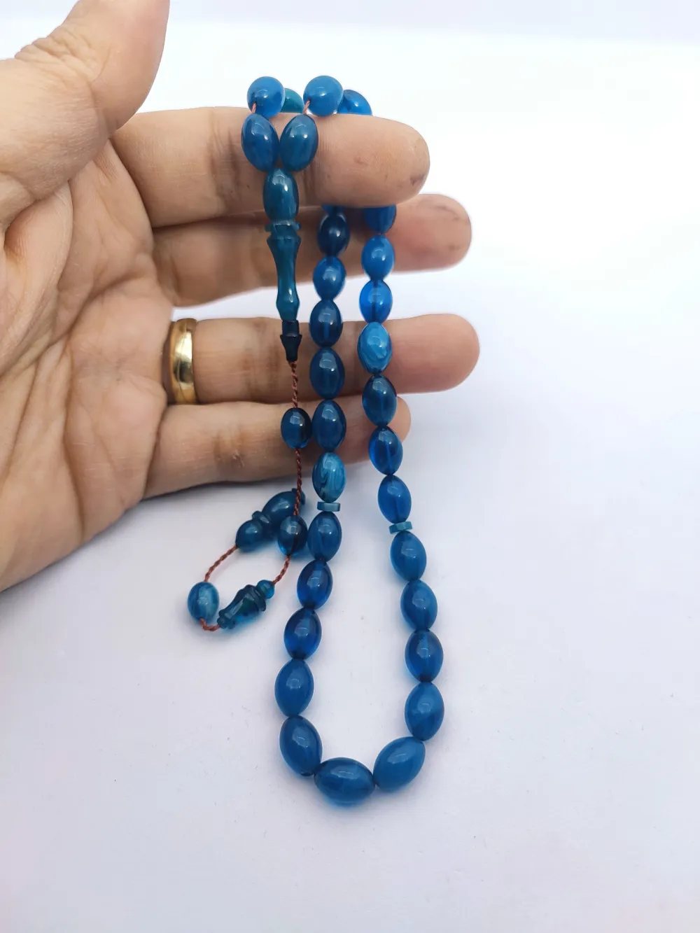 Ahmet Eryılmaz Usta Eseri̇ 0.6 Deli̇m Çi̇ft Ci̇lalı Alman Sıkma Kehri̇bar küçük resim 4