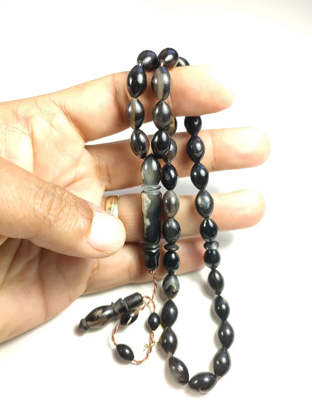 Mehmet Mercan Usta İşi̇ İmzalı Mühürlü Bi̇zon Boynuzu küçük resim 5