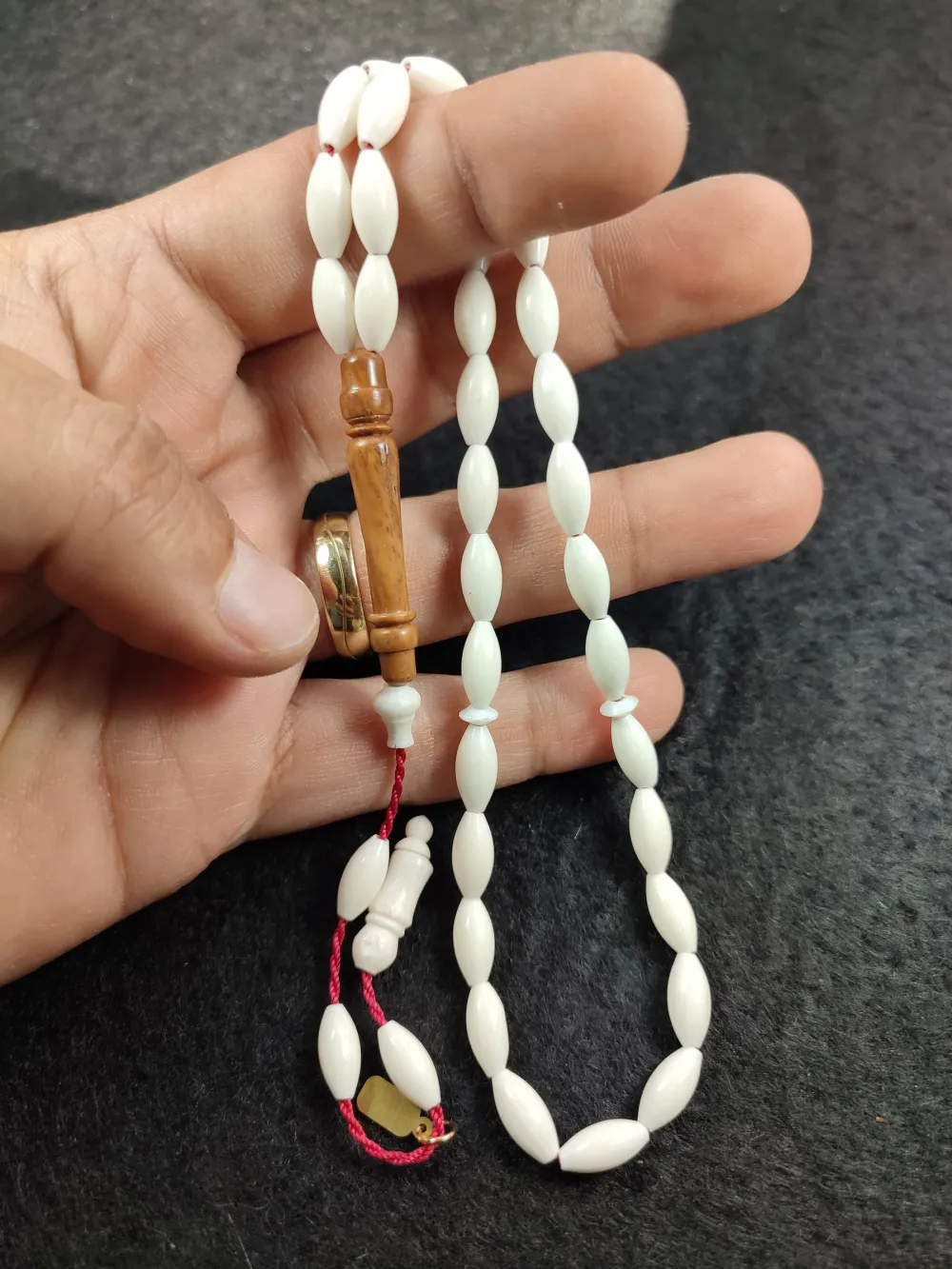 Furkan Gül Usta İşi̇ İmzalı Çi̇ft Zımpara Çi̇ft Ci̇la Deve Kemi̇ği̇ küçük resim 4