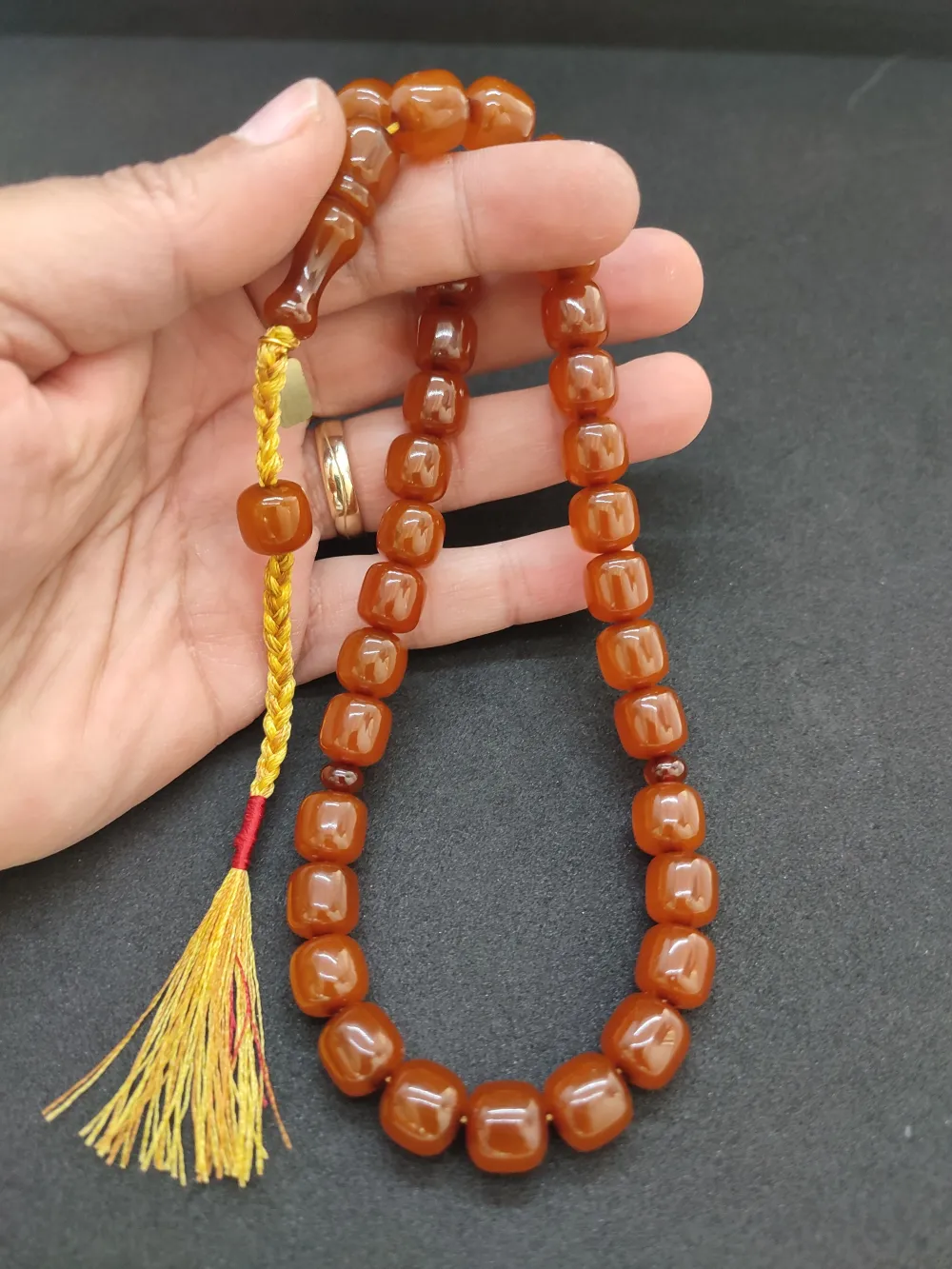 Osama Omari̇ İmzalı Eski̇ Usul Havşalı Horoz İmame 50 Yaşında Alman Faturan küçük resim 5