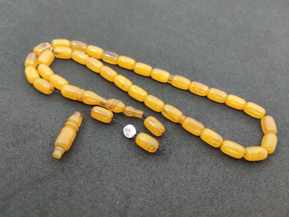 Furkan Gül Usta Eseri̇ 0.6 Şeffaf Deli̇m Çi̇ft Kat Ci̇lalı Sıkma Kehri̇bar