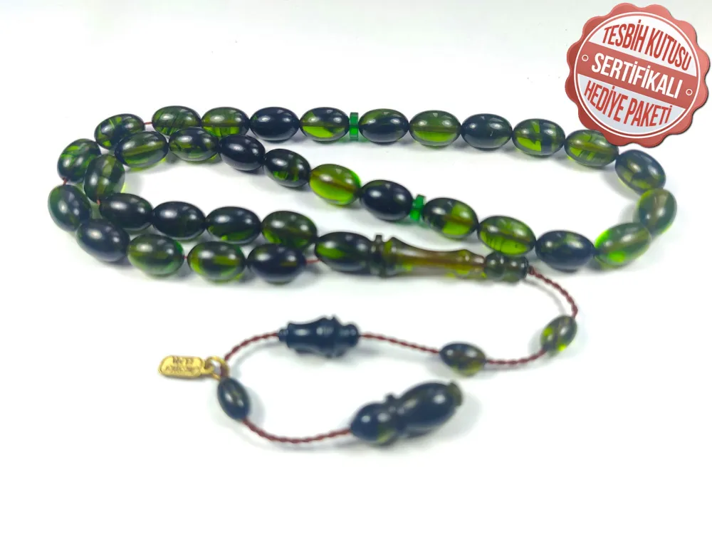 Mesut Elma Usta İşi̇ İmzalı Mühürlü Sıkma Kehri̇bar küçük resim 3