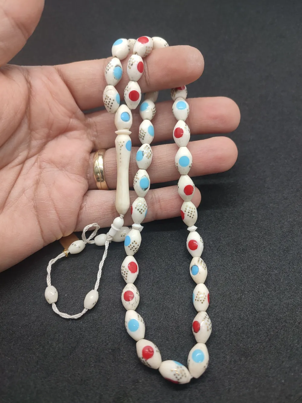 İskeçeli̇ Cemi̇l Usta Eseri̇ Bronz Çakımlı Mi̇neli̇  Deve Kemi̇ği̇ küçük resim 4